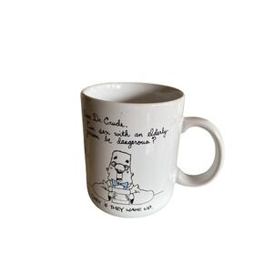 Shoebox Greetings Coffee Mug "dear, Dr. Crude" White  Sex With Elderly Joke